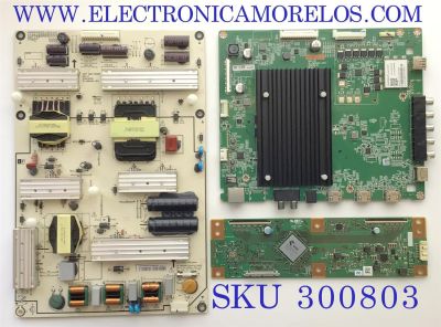 KIT DE TARJETAS PARA TV VIZIO / NUMERO DE PARTE MAIN 0165CAQ04E00 626 / 1P-016C500-4013 / NUMERO DE PARTE FUENTE 09-70CAR0D0-00 / 1P-1171X00-1013 / NUMERO DE PARTE T-CON RUNTK0288FVZE / 1P-0164X01-4010 / RUNTK0288FV / PANEL S700DUA-3 / MODELO E70-E3